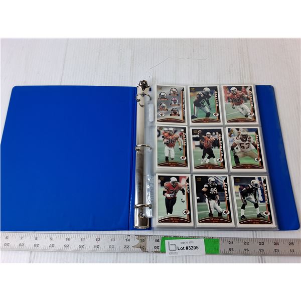 (12) Pages of 2004 Pacific CFL Cards, Cannot Authenticate