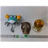 Image 1 : Football Snowglobe with Music- Working, Toy Crab, Decorative Mask