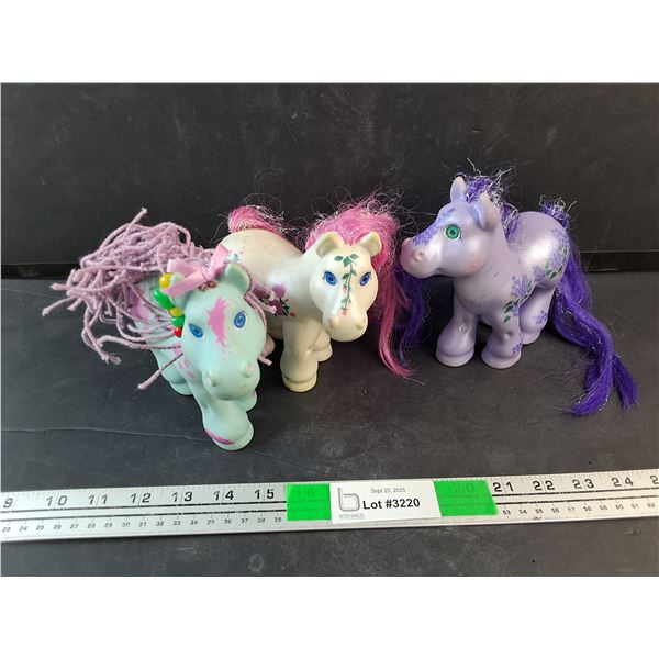 (3) Pony Toys