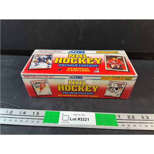 Score 1990 NHL Collector Hockey Premier Edition Player Cards Set - Sealed