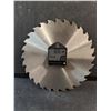 Image 2 : Mastercraft Circular Saw Blade Wall Clock - As Is