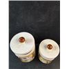 Image 4 : (2) Ceramic Canisters with Lids