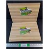 Image 1 : (2)  Bamboo Cutting Boards 14" x 10" - New