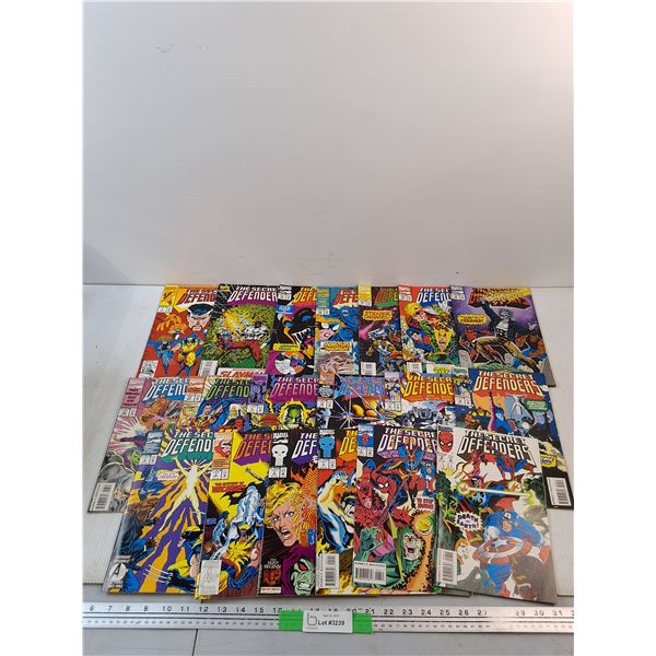 Vintage Marvel The Secret Defenders Comics