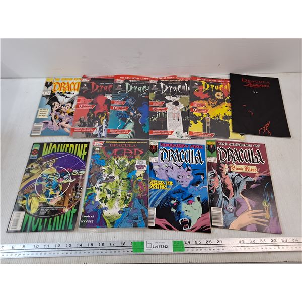 Vintage Topps & Marvel Comics - Dracula, Wolverine, Vlad the Impaler