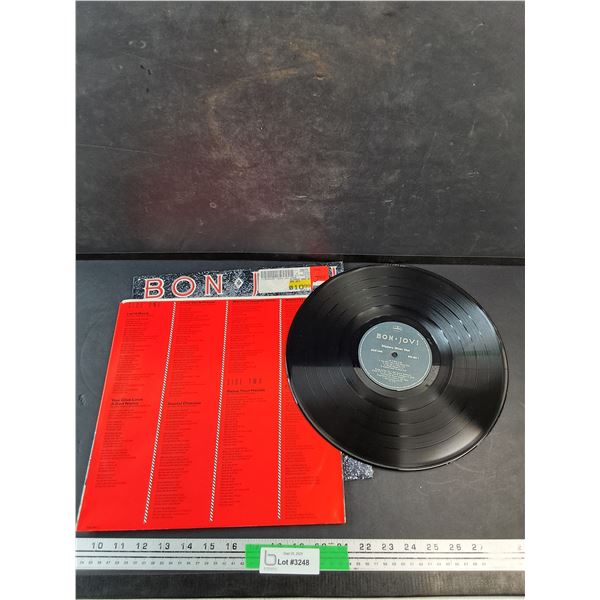 Bon Jovi Slippery When Wet Vinyl Record