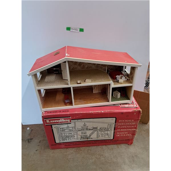 Vintage Lundby Dollhouse with Furniture - Cannot Ship