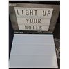 Image 2 : Merkury Personal LED Light Box - As Is, Letters Included