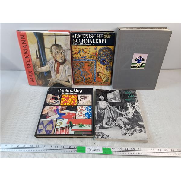 (5) Books - Max Beckmann, Printmaking, Armenische Buchmalerei