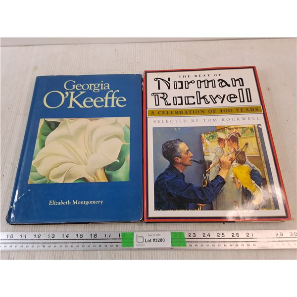 Georgia O Keeffe, Norman Rockwell Books
