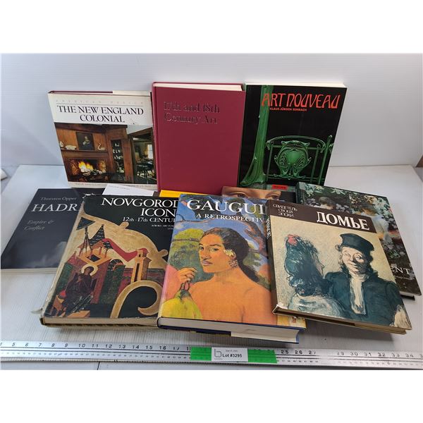 Various Books - Art Nouveau, The New England Colonial, Novgorod Icons
