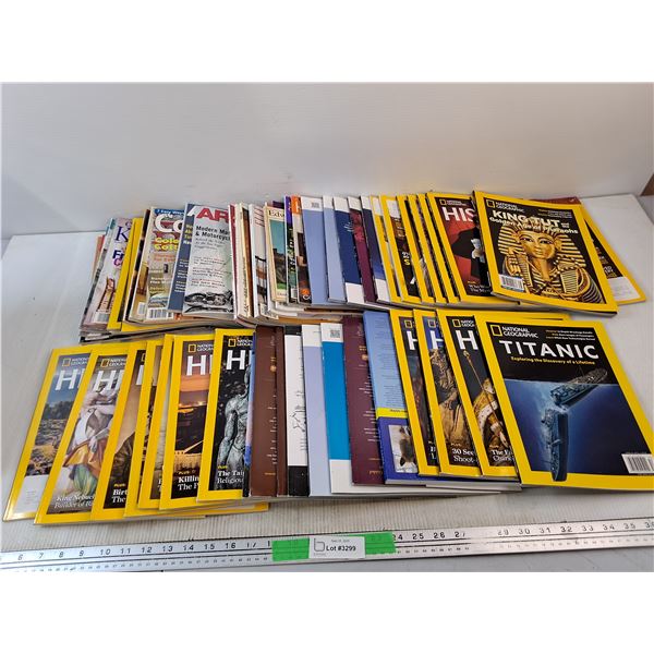 Various National Geographic & ARTnews Magazines - Cannot Ship