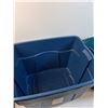 Image 2 : * (2) Rubbermaid Storage Totes (No Lids): 24" x 17" x 17" & 23" x 16"x 16" - CANNOT SHIP