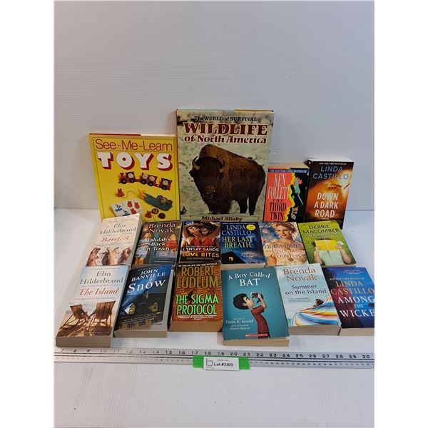 (16) Books: Toys, America, Romance, Misc