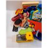 Image 2 : Kids Toys Lot: Playdoh, Tow Truck, Bath Toy, Dolls - As Is
