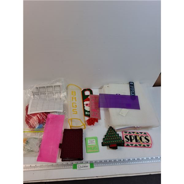 Plastic Canvas Crafting Lot