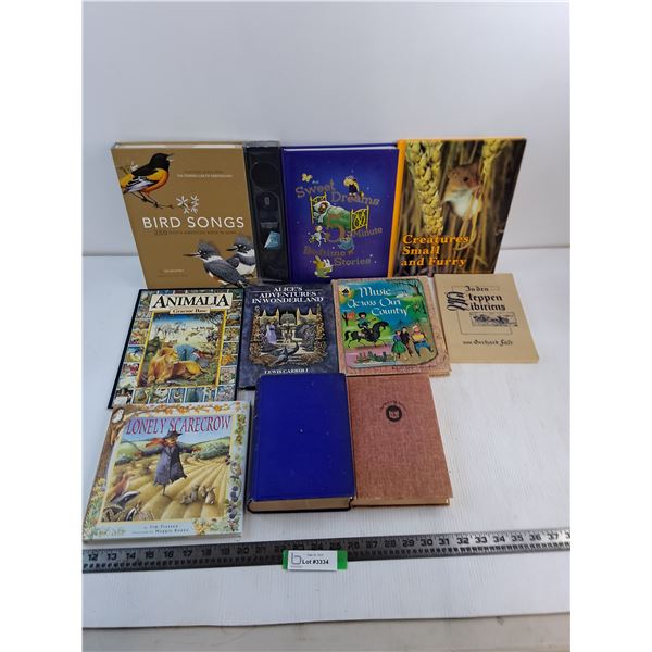 (10) Books (Bird Songs with Audio, Vintage Stories, Child's Bedtime)