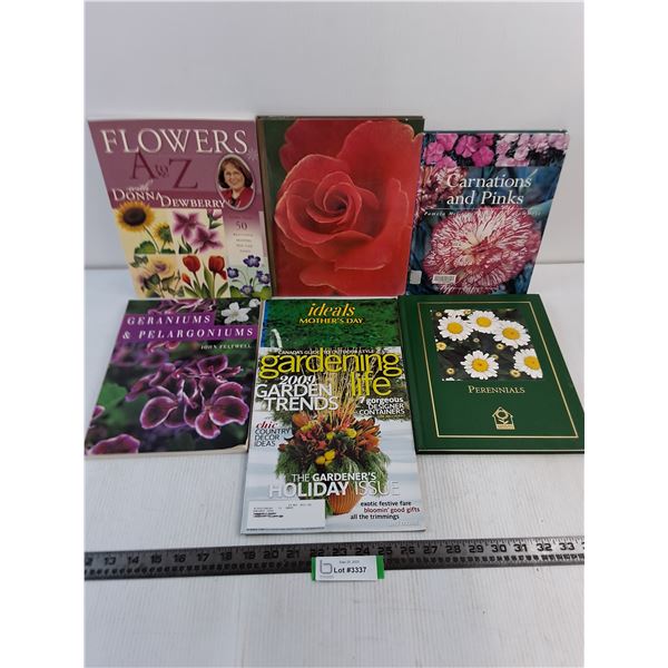 (7) Books/Magazines (Flowers/Gardening)