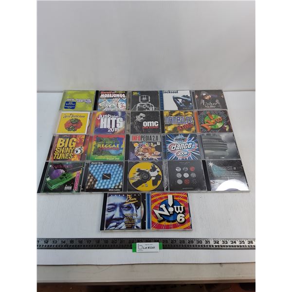 (22) CD's (Usher, Modern Hits, Reggae)