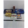 Image 1 : (2) Games (Rummy-O, Yahtzee), New Blank Cassettes, World Cruise DVD's, "Press Your Luck" DVD Game