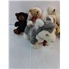 Image 2 : (9) Stuffy Toys - All Clean (SEARS Kringle Bear),  Gund, Russ, Angel Bear