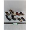 Image 1 : (8) Collectable Miniature Shoes/Boots Ornaments