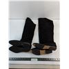 Image 1 : (2) Pairs of Women's Leather/Suede Knee-High Boots - Sizes 8 & 8B