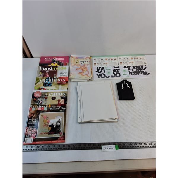 (5) Crafting Books, Greeting Cards, Decor Stickers, Notepads
