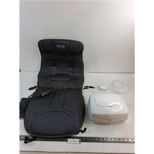 Dr.Scholl's Heat/Vibration Automotive Seat -  Prince Lionheart Baby Wipes Warmer - Tested
