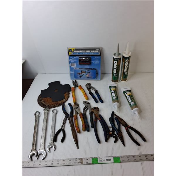 Battery Charge Maintainer, Caulking, Miscellaneous Tools