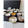 Image 2 : (12) Decorative Teacups, (10) Plates- Bone China, Other