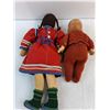 Image 2 : (2) Vintage Dolls (16" & 10" Lengths)