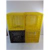 Image 2 : (4) Plastic Milk Crates - 13x13x11" Each - Pickup Only