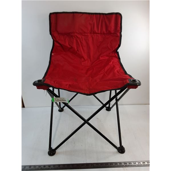 Adult Size Foldable Armless Camping Chair - No Tote - Pickup Only