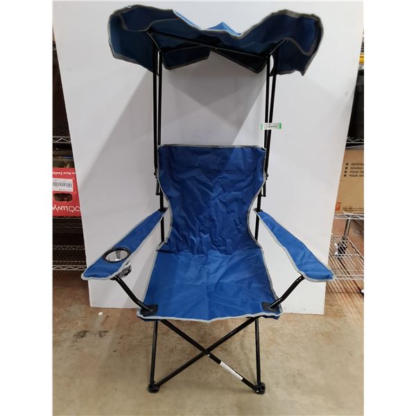 Tera Gear Adult Size Foldable Camping Chair with Canopy & Tote - Pickup Only