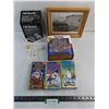 Image 1 : Costco 500-Piece Jigsaw Puzzle, (3) VHS Kids Movies - Sealed, Roof Light Clips, Wooden Picture Frame