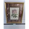 Image 1 : Plastic Framed "Rhododendrum" Wall Art - 17.5" x 22" - Pickup Preferred
