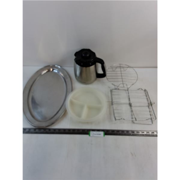 Black & Decker Carafe, Platter, Segmented Dishes, Serving/Cooling Racks