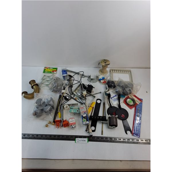 Assorted Casters & Hardwares, Misc.