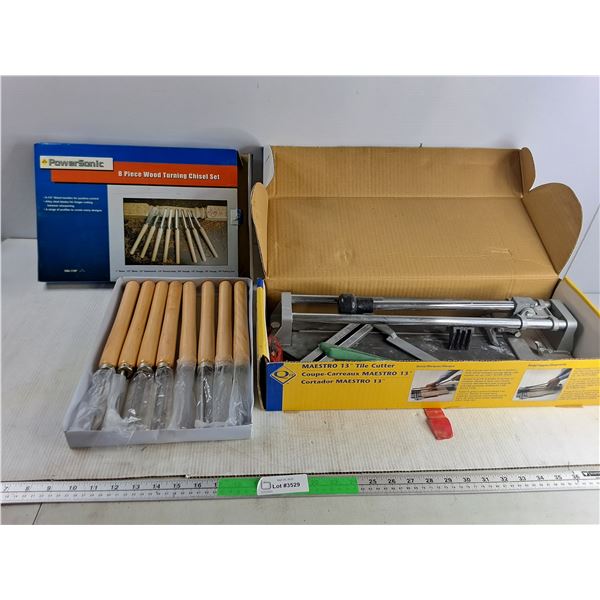 8 Piece Wood Chisel Set, Tile Cutting Tool