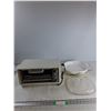 Image 1 : Black & Decker Toaster Oven- Powers On & Corning Ware Casserole Dish - PICK UP