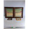 Image 1 : (4) Picture Frames Up To 18"x15"