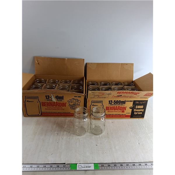 (2) Cases of Mason Jars - PICK UP