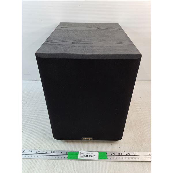*Paradigm PDR8 Subwoofer 8" 100 Watt AMP - Powers On, As Is