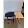 Image 1 : *(2) Wooden TV Trays 28" x 19" x 15", Cannot Ship