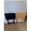 Image 4 : *(2) Wooden TV Trays 28" x 19" x 15", Cannot Ship