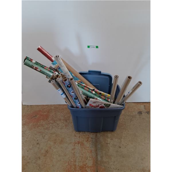 *Gift Wrappers, Plastic Storage Tote with Lid - Cannot Ship