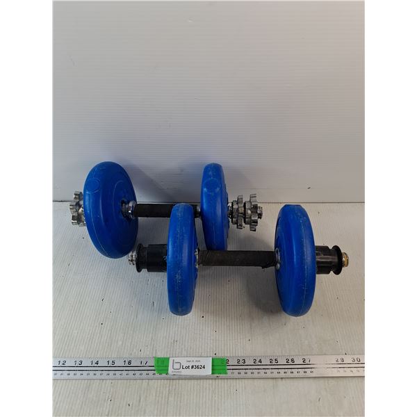 (2) 10 lbs Dumbbells - PICK UP
