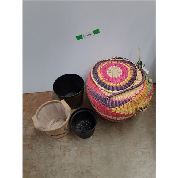 Wicker Basket, Various Planters - PICK UP