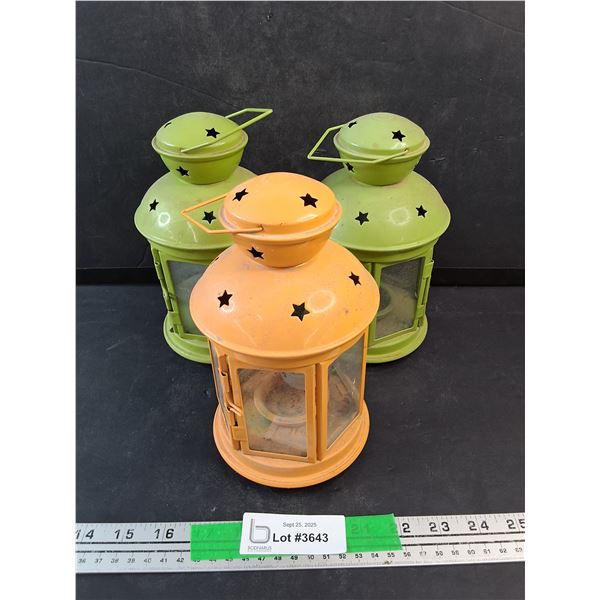 (3) Tea Candle Lanterns